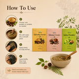 Shikakai, Amla & Satreetha Hair Pack