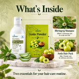 Bhringraj Shampoo & Amla Hair Pack Combo
