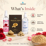 Rose Water, Multani Mitti & Glycerine