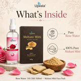 Rose Water & Multani Mitti