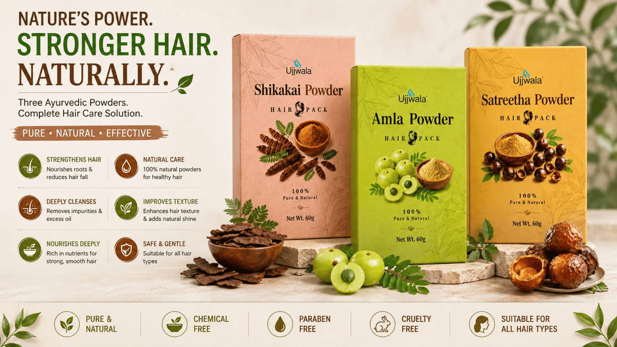 Shikakai, Amla & Satreetha Hair Pack