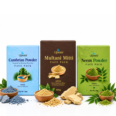 Cambrian, Multani Mitti & Neem Face Pack Combo