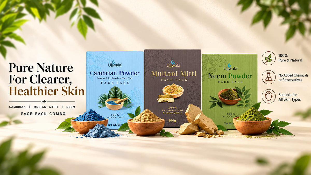 Cambrian, Multani Mitti & Neem Face Pack Combo