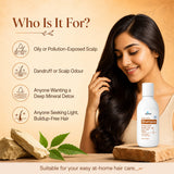 Multani clay shampoo