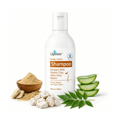 Multani clay shampoo
