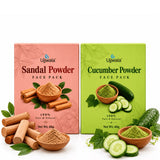Sandal & Cucumber Face Pack Combo